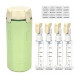 MAYCREATE® 4 in 1 Travel Bottle Kit for Toiletries