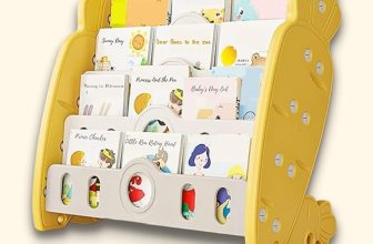 Miniture Carrot-Themed Kids Front-Facing Bookshelf