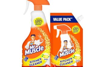 Mr Muscle Kitchen Cleaner Spray (450 Ml + 425 Ml Pouch) (875 Ml)