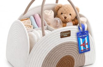 OCEANEVO Diaper Caddy Organizer Bag WITH Luggage Tag