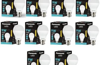 Panasonic Dura Saver 9W Bulb, B22 LED Bulb Base For Home & Office, 1 Year Warranty, Energy Efficiet, 6500K Cool Daylight (Pack of 10)