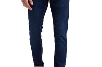 Peter England Men’s Tapered Fit Mid Rise Classic Tape Stretchable Twill Jeans