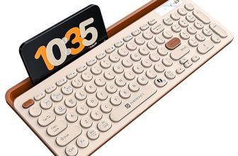 Portronics Bubble 3.0 Wireless Keyboard with Bluetooth + 2.4 GHz USB Receiver