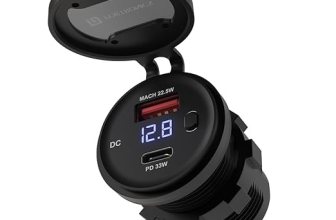 Portronics Spark 51W Multi-Vehicle Phone Charger, 33W Type-C Power Delivery, 18W USB Fast Charging, Type-C & USB Dual Output