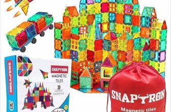SNAPTRON Magnetic Blocks for Kids Tiles -100 Pieces Set Gifts