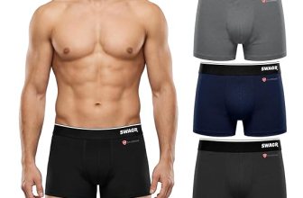 SWAGR 5 Pack Men’s Super Combed Cotton Underwear Trunks
