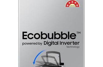 Samsung 7 kg, 5 Star, Eco Bubble Technology, Digital Inverter Motor, Soft Closing Door, Fully-Automatic Top Load Washing Machine