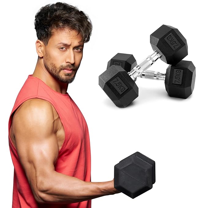 Latest Deal On Slovic Dumbbell Set 15 KG (7.5 KG x 2) - Dealsified