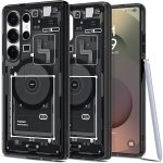 Spigen Ultra Hybrid MagFit | Samsung Galaxy S25 Ultra Case [WPC Qi2 Certified] [MagSafe] [Semi Transparent] Galaxy S25 Ultra Back Cover