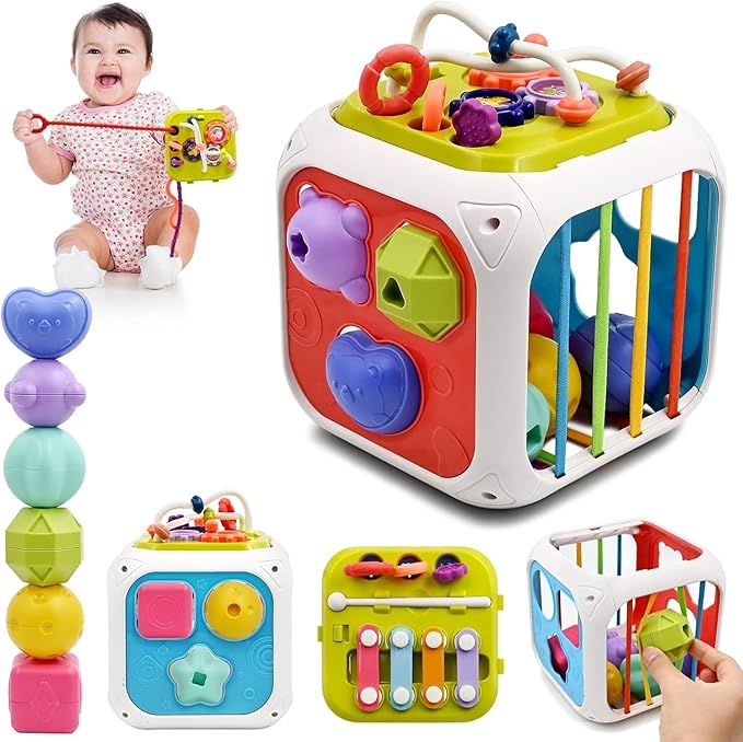 Latest Deal On TEC TAVAKKAL Montessori 7 in 1 Baby Sensory Toy for Kids - Dealsified