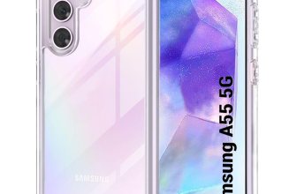 TheGiftKart Ultra-Hybrid Crystal Clear Back Case Cover for Samsung Galaxy A55 5G