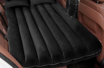Toy Imagine Car Inflatable Bed with Air Pump & 2 Pillows Quick Inflatable Back Seat Bed Car