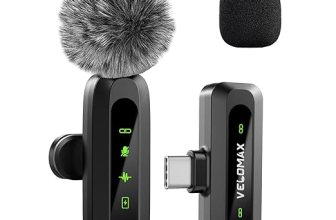 VELOMAX Mic for YouTube Wireless – Ultra-Clear Noise Reduction