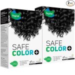 Vegetal Safe Hair Color -Soft Black 100gm (Pack of 2)