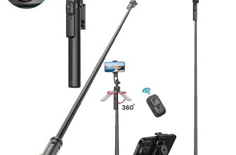 WeCool S8 AI-Powered Selfie Stick for Mobile, Auto Face Tracking Tripod with 360° Auto Rotating Selfie Stick
