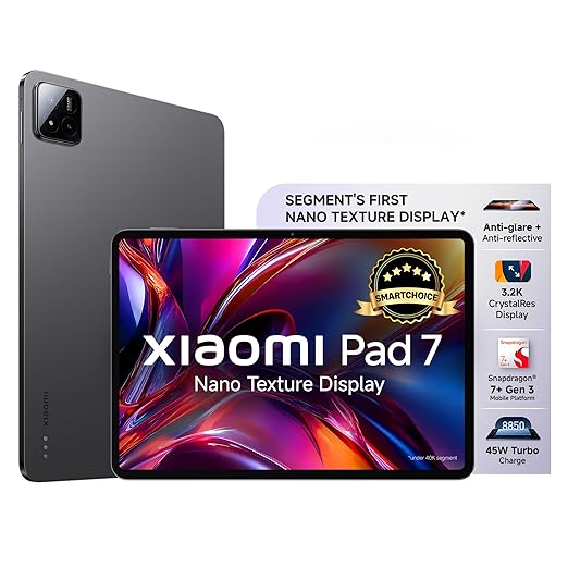 Latest Deal On XIAOMI Pad 7 Nano Texture Display [Smartchoice] | Snapdragon 7+ Gen 3| 3.2K Display (28.44 cm /11.2") Tablet| 12GB, 256GB - Dealsified
