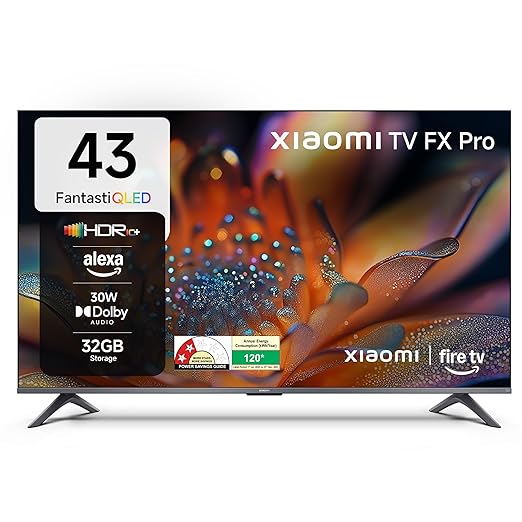 Latest Deal On Xiaomi 108 cm (43 inch) FX Pro QLED Ultra HD 4K Smart Fire TV - Dealsified