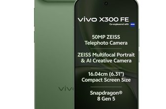 vivo X300 FE 5G (Urban Olive, 12GB RAM, 256GB Storage) with No Cost EMI/Additional Exchange Offers