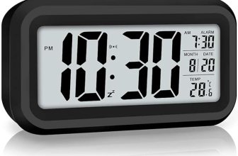 AERYS Digital Alarm Clock with 1 Year Warranty