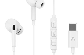 Ambrane Type C Wired Earphones with inbuilt Mic