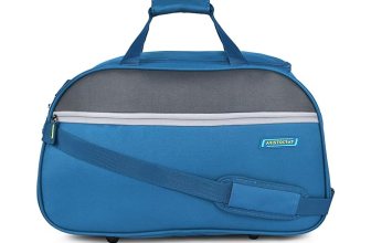 Aristocrat Enigma 52 Cm Polyester Softsided Cabin Size Duffle Bag – Blue