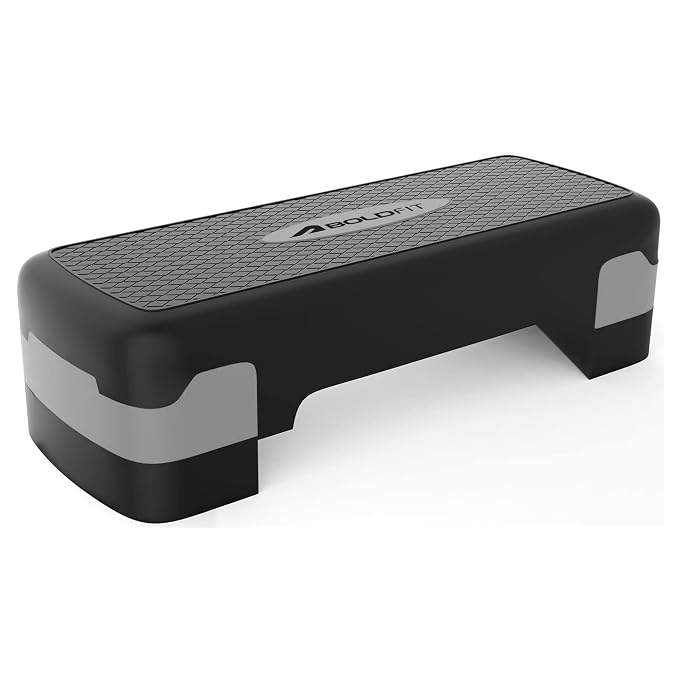 Latest Deal On Boldfit Aerobic Stepper for Home Workout, Adjustable Height Fitness Step Platform for Cardio - Dealsified