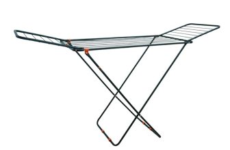 BonKaso Foldable Cloth Drying Stand for Drying Clothes