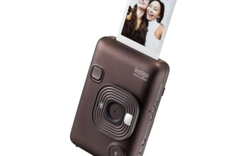 FUJIFILM Instax Mini LiPlay Hybrid Instant Camera (Bronze)