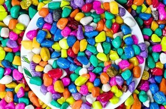 Foodie Puppies Colored Decorative Multicolor Stones – (2Kg, Small) for Home