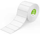 GLUN® 50×25 Direct Thermal Barcode Label Sticker – 2 x 1 inch – 50mm x 25mm – 1000 Labels Per Roll
