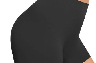 HSR Women’s Cotton Ice silk safety pants Mid Waist seamless anti-slip non-curling Shorties/Underskirt Shorts