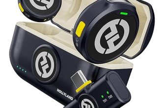 Hollyland Lark M2 Wireless Microphone for iPhone15/16 & Androids, Mini Microphone, 1000ft Range