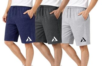 KART BLACK Plus Sizes Men’s Cotton Knee Length Shorts