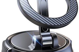 Kingone Car Phone Holder for Magsafe [78+LBS Strongest Suction & 2400gf Strongest Magnetic] 360° Adjustable Car Phone Mount