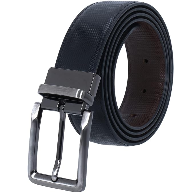 Latest Deal On Labnoft Men's Reversible Leather Belt - Dealsified