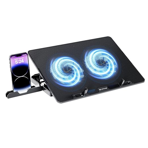 Latest Deal On Lapcare Chillmate Powerful Laptop Cooler Pad with Dual 125mm Fans - Dealsified