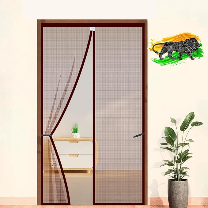 Latest Deal On LifeKrafts Polyester Magnetic Mosquito Net - Dealsified
