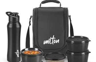 Milton Food Fiesta Tiffin (3 Microwave Safe Inner Steel Containers