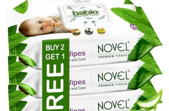 Novel Baby Wet Wipes 80 Wipes x Pack of 3 (240 Wipes)
