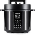 Nutricook Smart Pot 2 Stainless Steel 6 QT (5.7L), 1000W 9-in-1 Instant Programmable Electric Pressure Cooker
