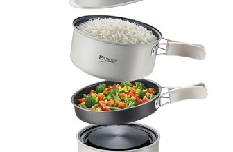 Prestige Electric Omnipot | 1000W Electric Cooking Pan & Fry Pan with Lid