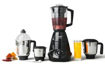 Prestige Iris 750 Watt Mixer Grinder with 4 Jars (3 Stainless Steel + 1 Juicer)