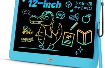Proffisy 12Inch LCD Writing Tablet, Erasable Writing Pad with Stylus, Blue