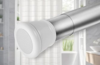 SITTELLA® 85-140Cm Extendable Shower Curtain Tension Rod, Adjustable Tension Without Drilling