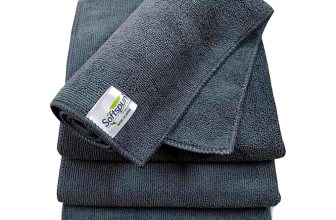 SOFTSPUN Microfiber Cloth – 4 pcs – 40×40 cms – 340 GSM Grey