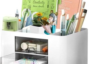 Shuttle Art Desk Organizer with 2 Drawers