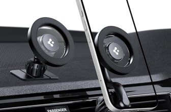 Spigen Magnetic Air Vent & Dashboard Car Mount (Extension Type) – Black