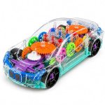 Storio 3D Baby Car Toy with 360 Degree Rotation, Gear Simulation Mechanical Car with Sound Music & Light Toys