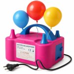 Storio Acrylonitrile Butadiene Styrene High-Power Electric Balloon Inflator With Dual Nozzles