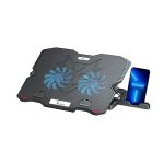 TECHIE Dual Fan Laptop Cooling Pad with Mobile Stand